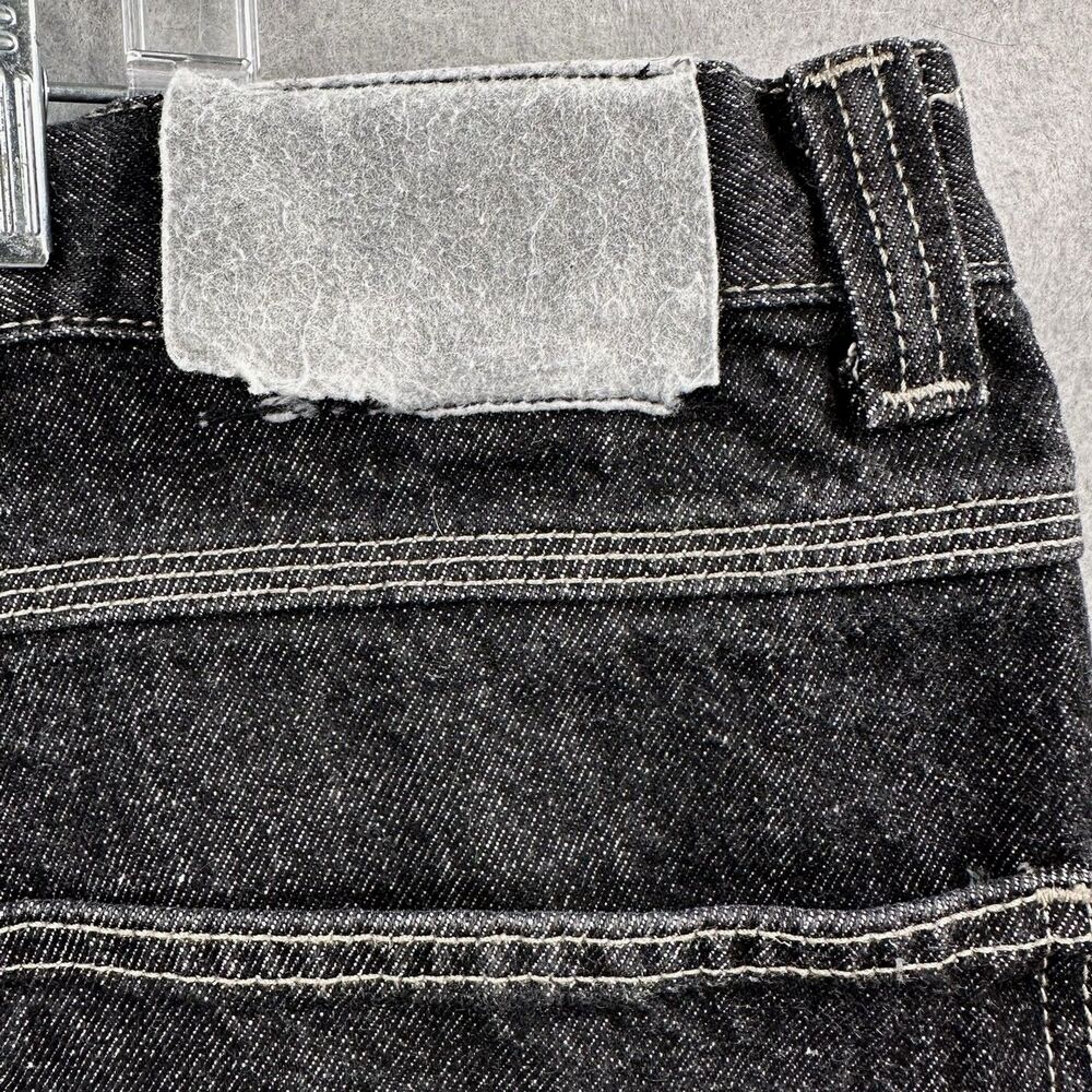Marithe Francois Girbaud Cargo Jorts Mens 44 Black Denim Baggy Utility 90s Y2K - Picture 3 of 10